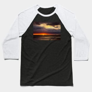 Dark Dramatic December Daybreak Baseball T-Shirt